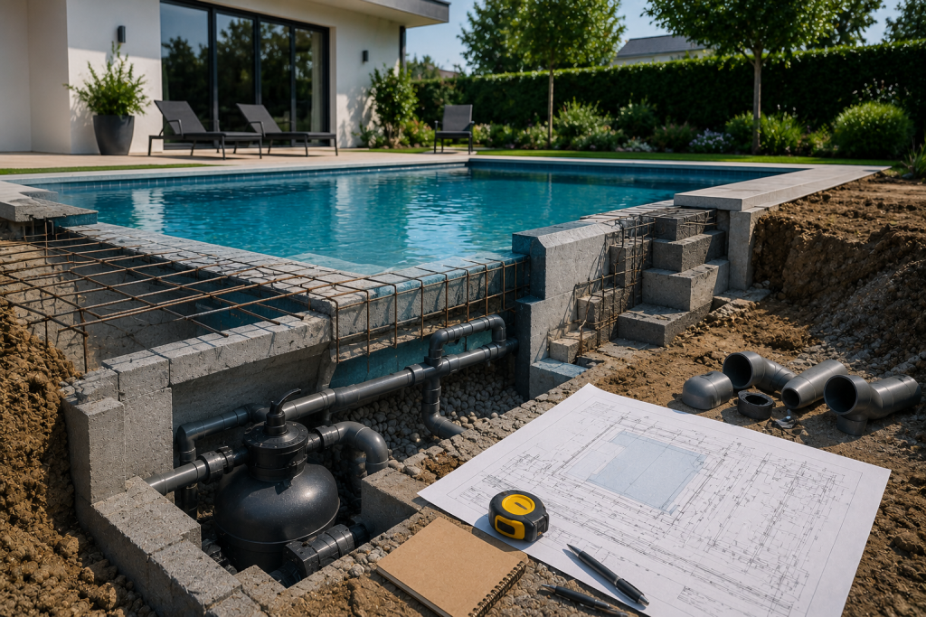 Costruire la propria piscina: i dettagli tecnici da considerare prima che sia troppo tardi
