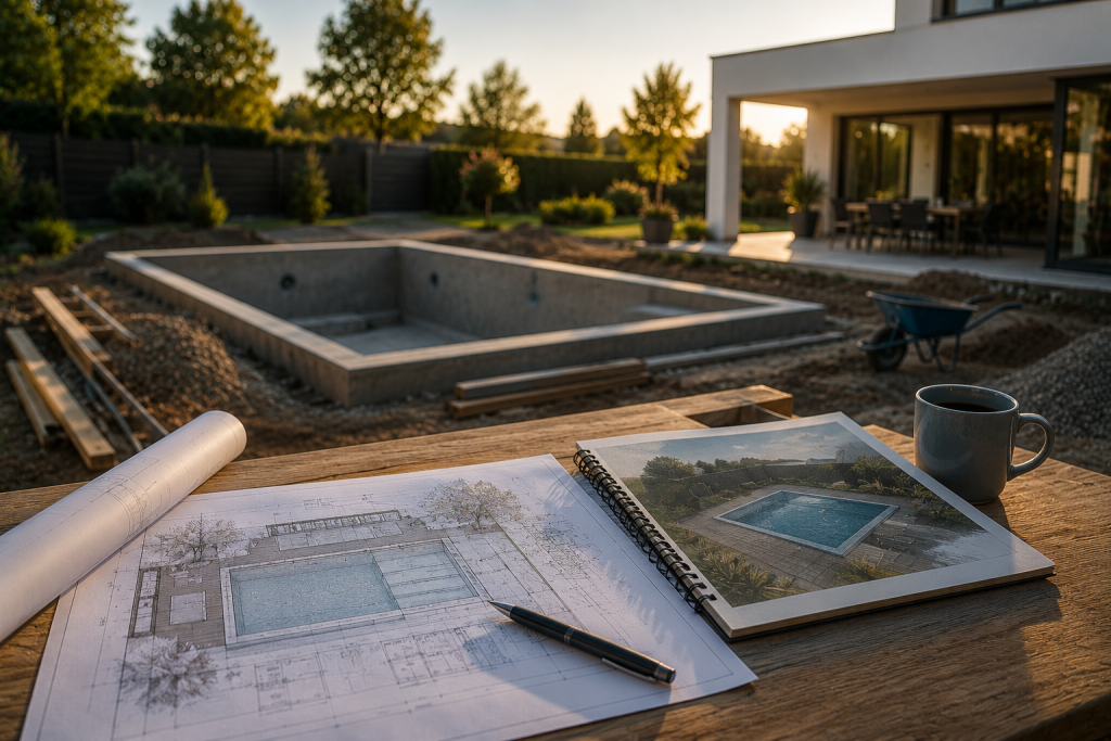 Byggeri af swimmingpool: hvorfor begynde at planlægge dit projekt nu til sommeren 2027?