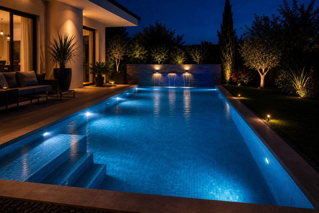 Éclairage de piscine : comment bien choisir ses projecteurs LED pour une piscine moderne ?